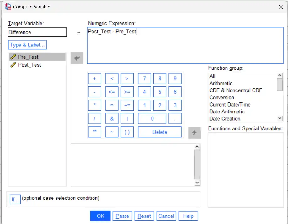 Transform Variable