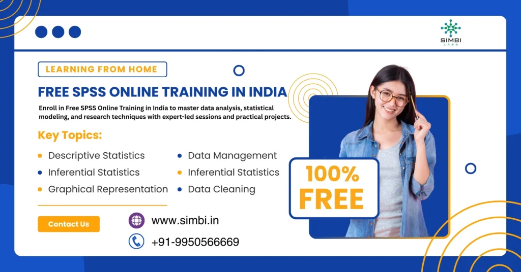 Free SPSS Online Training in India