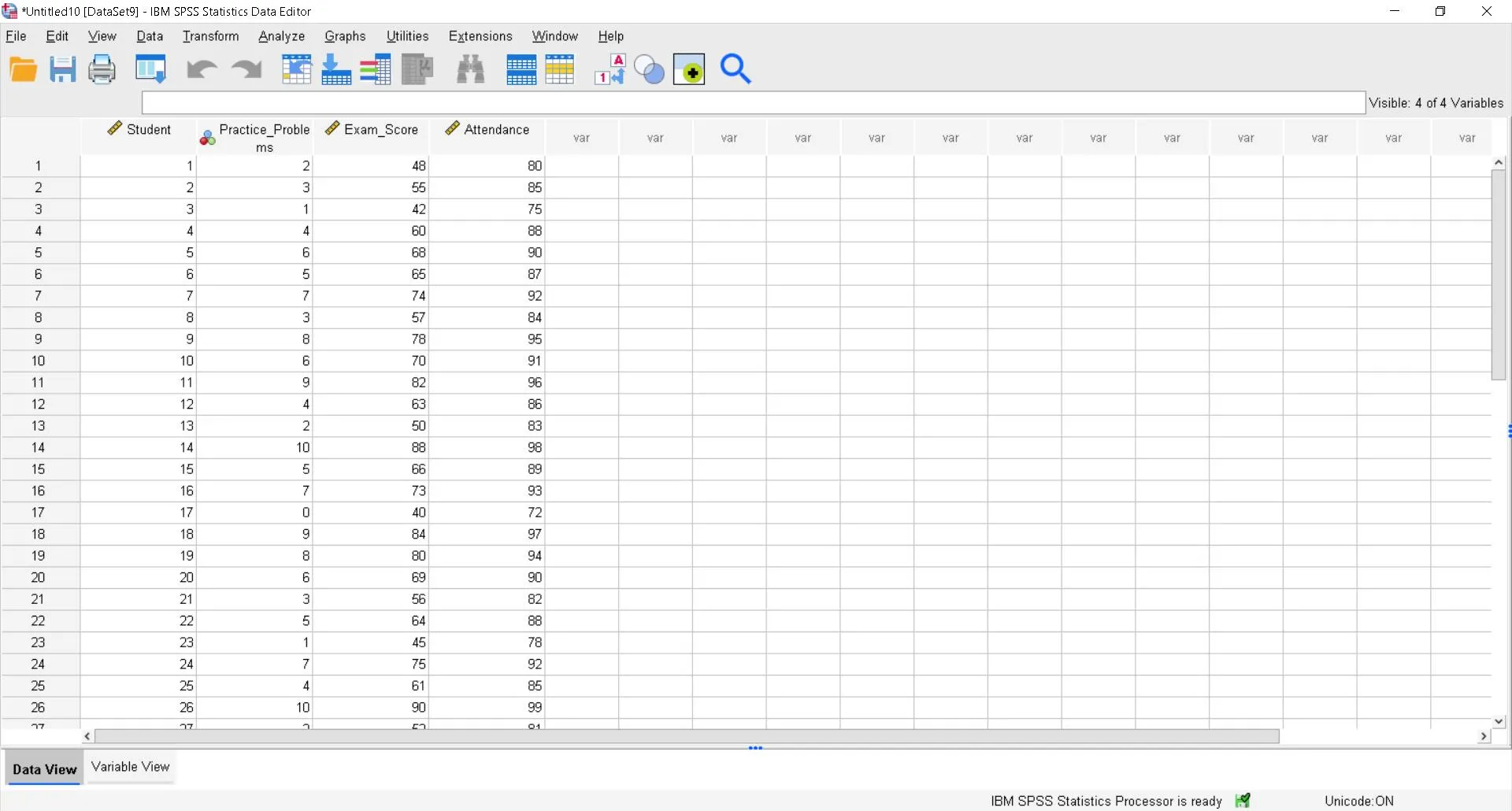 What are steps in SPSS