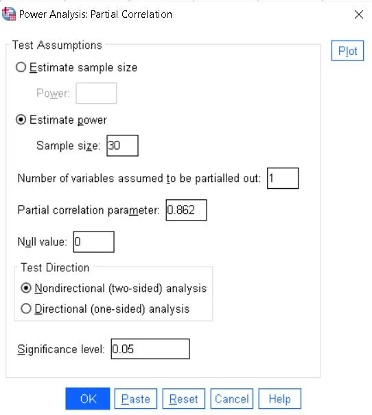 Enter Values for Achieved Power