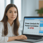 Power Analysis for Partial Correlation in SPSS