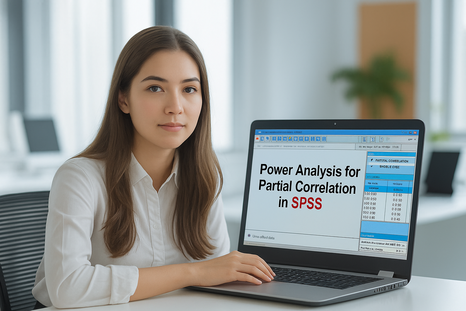 Power Analysis for Partial Correlation in SPSS