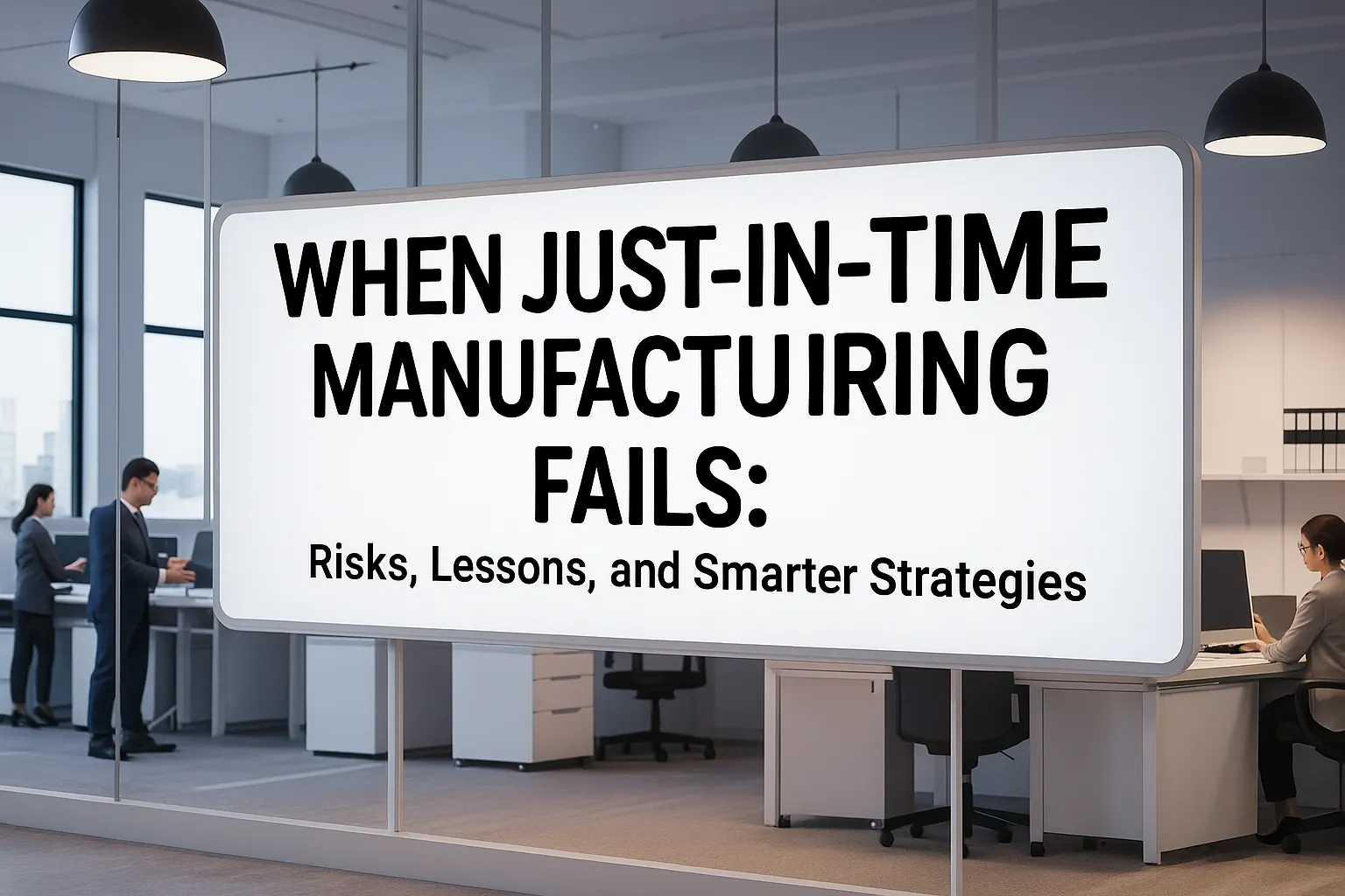 When Just-In-Time Manufacturing Fails