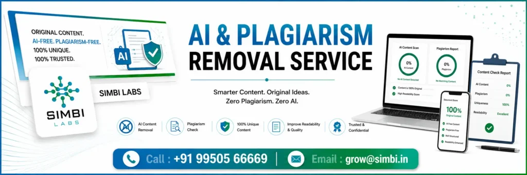 AI & Plagiarism Removal Service