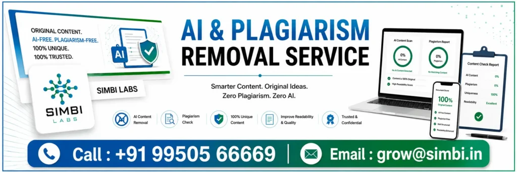AI & Plagiarism Removal Service
