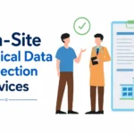 Healthcare professionals providing on-site clinical data collection and patient research support services