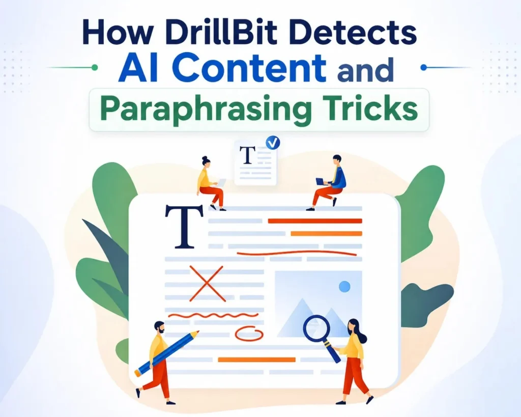 How DrillBit Detects AI Content and Paraphrasing Tricks