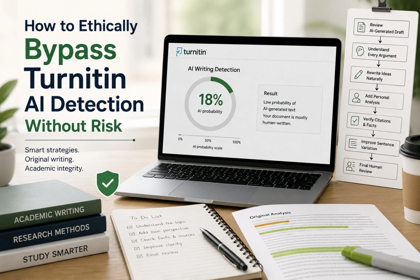How to Ethically Bypass Turnitin AI Detection Without Risk