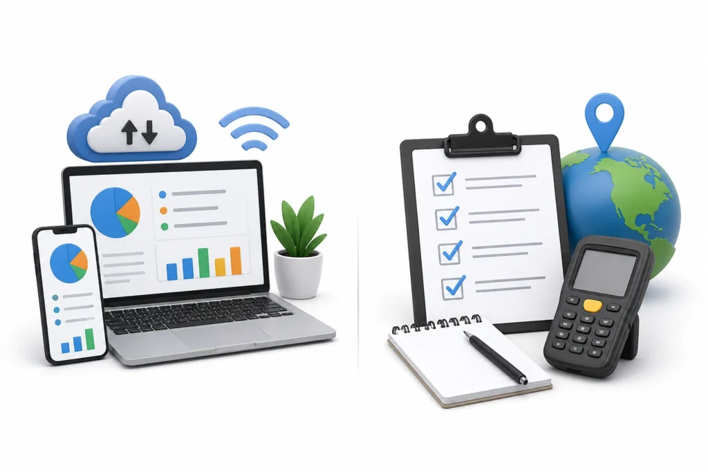 Online vs Offline Data Collection