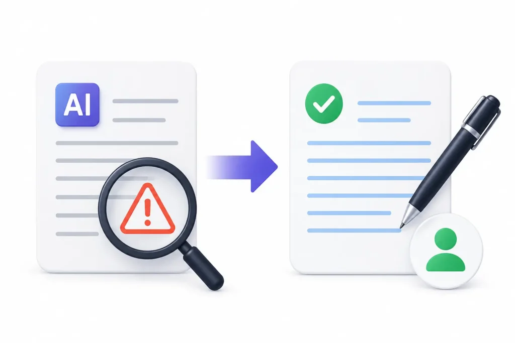 remove AI detection from content