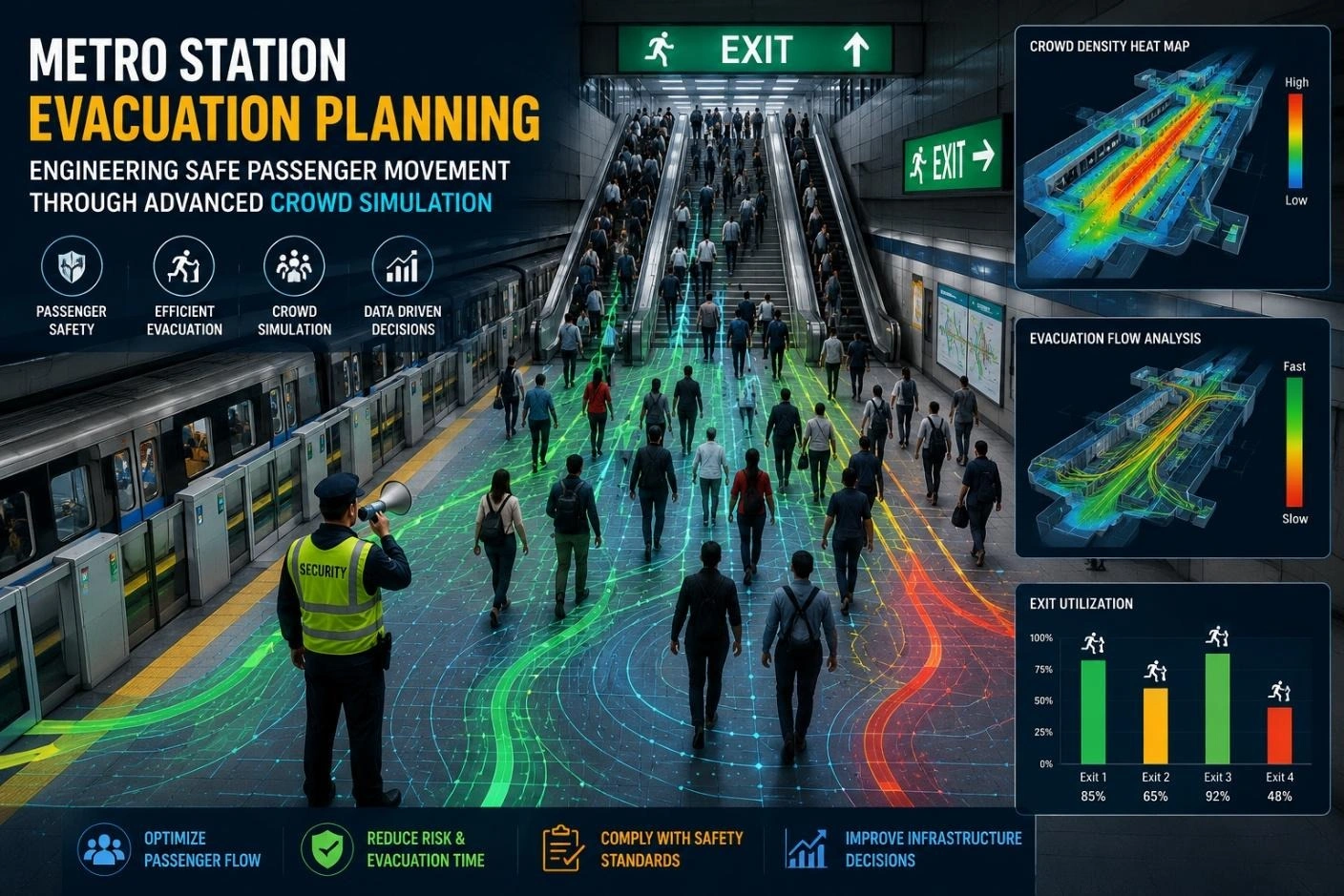 Metro Station Evacuation Planning