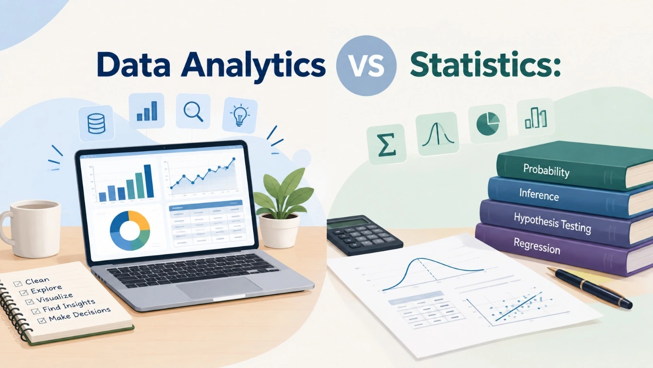 Data Analytics vs Statistics